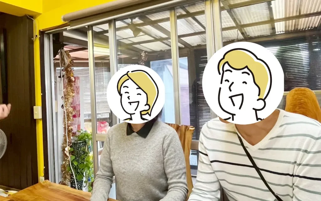 大人クラスの英会話授業の様子