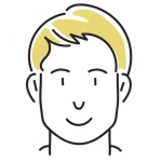 通塾されている生徒さんのお父様をイメージしたイラスト画像